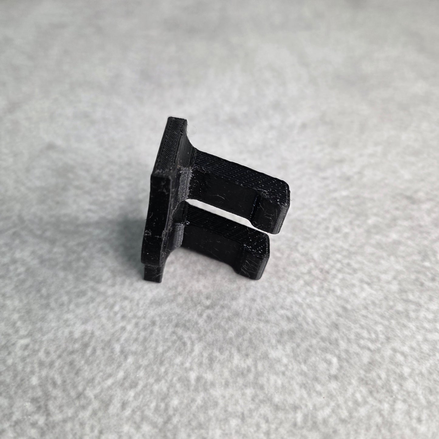 Twin Arm Wall Hook | 15 Degree Upswept Double Prong Hook with 10 mm Slot
