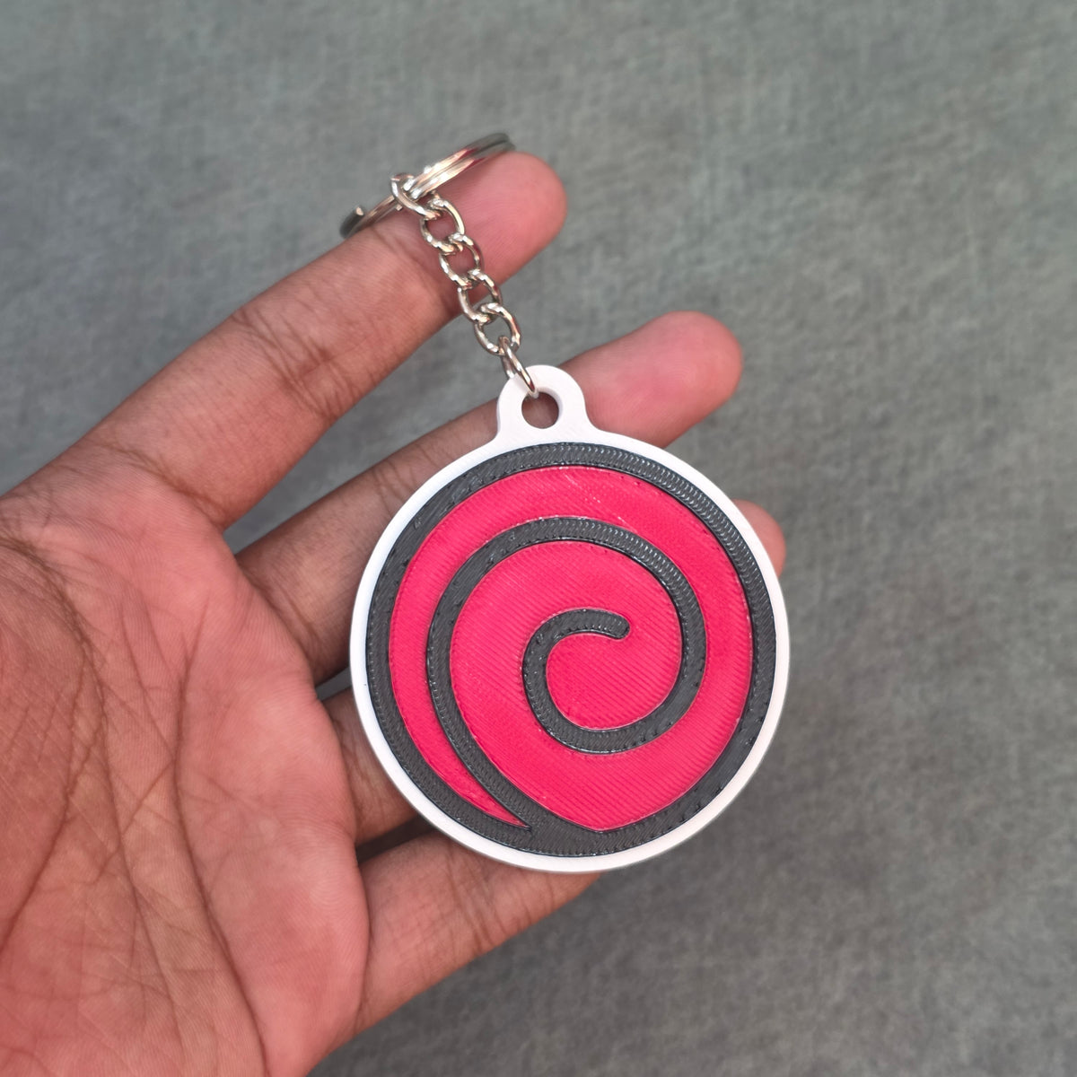 Uzumaki Clan Symbol Keychain | Naruto Anime Keychain