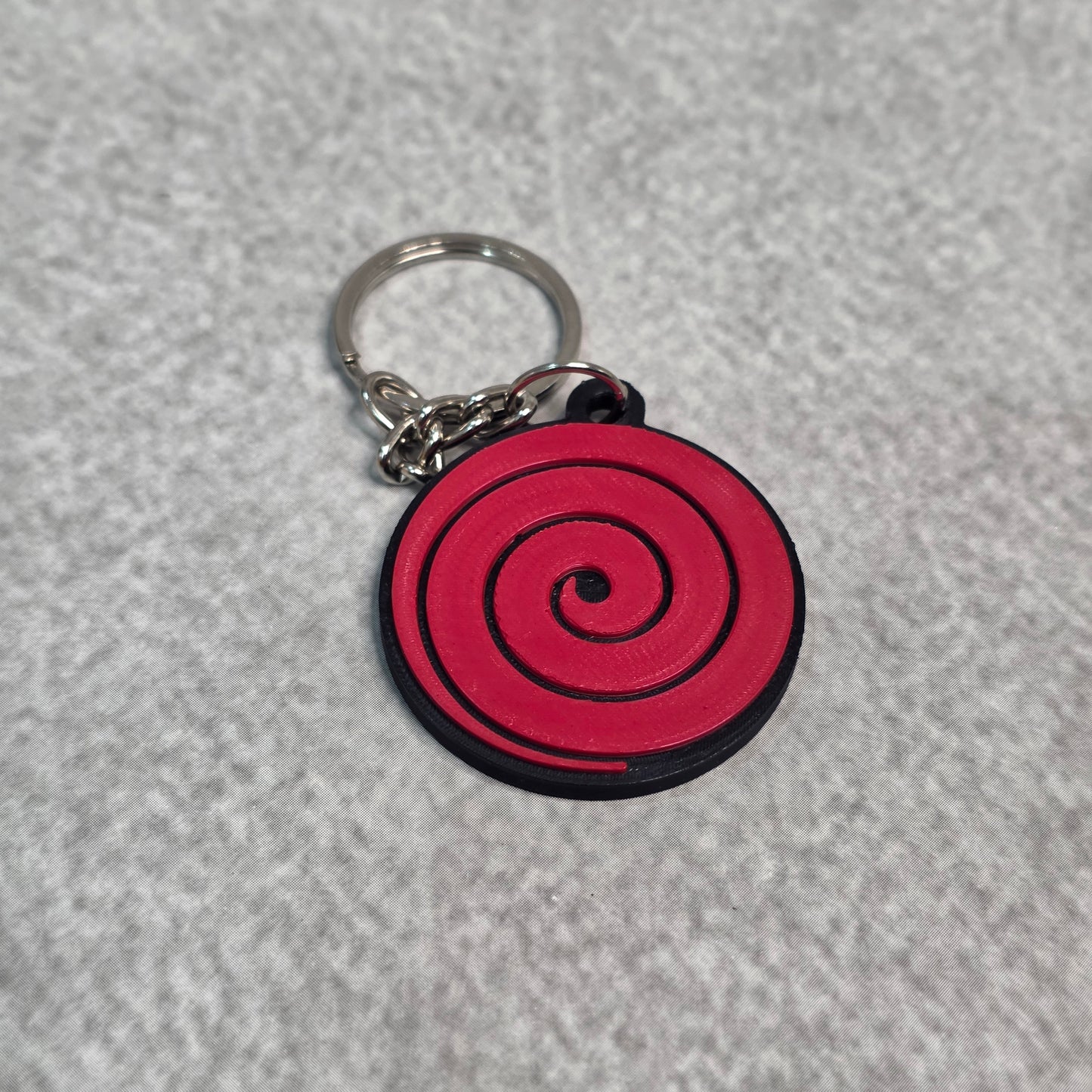 Indra Otsutsuki Mangekyou Sharingan Keychain | Two Tone Naruto Keyring