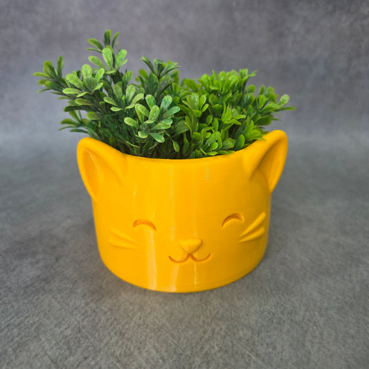 Cat Face Shaped Tree Planter | Cat Face Inspired Flower Pot
