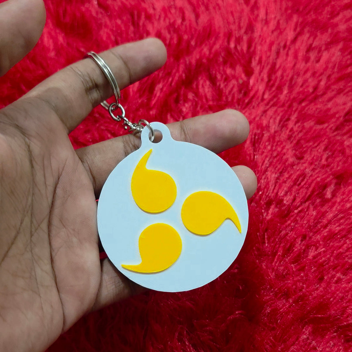 Shirogame Clan Symbol Keychain | Naruto Anime Keychain