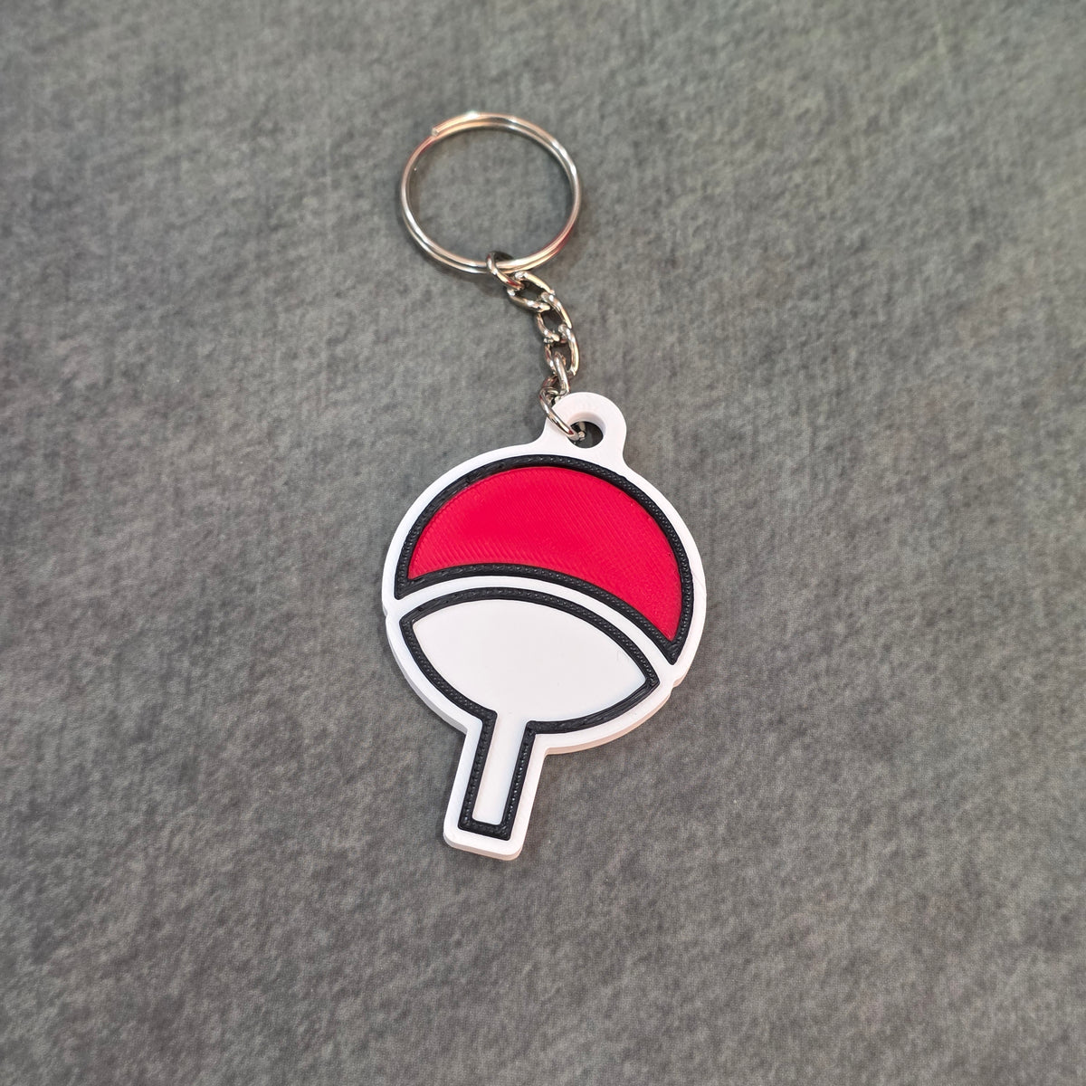 Uchiha Clan Symbol Keychain | Naruto Anime Keychain