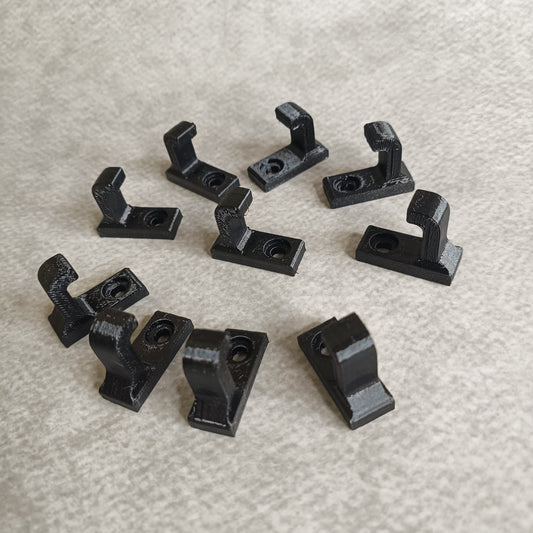 Screw Wall Hooks Set of 10