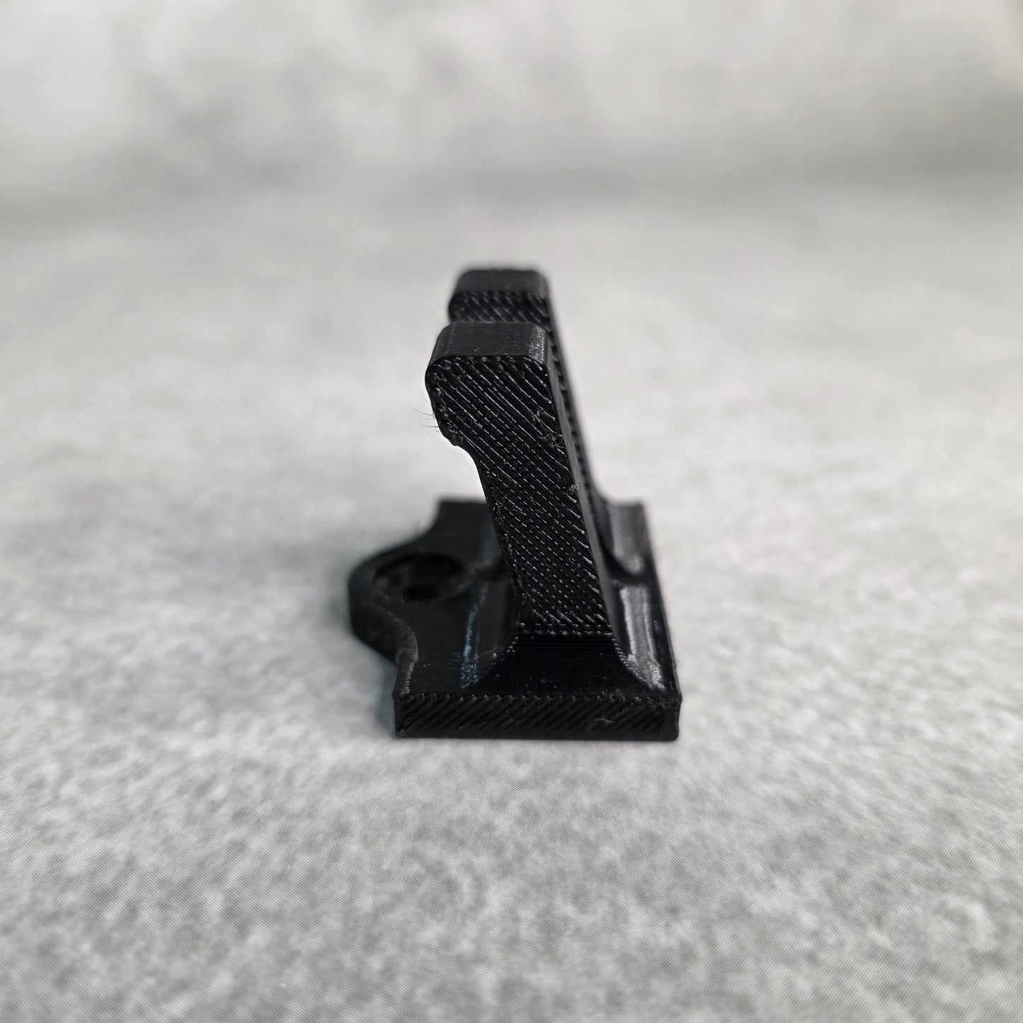 Twin Arm Wall Hook | 15 Degree Upswept Double Prong Hook with 10 mm Slot