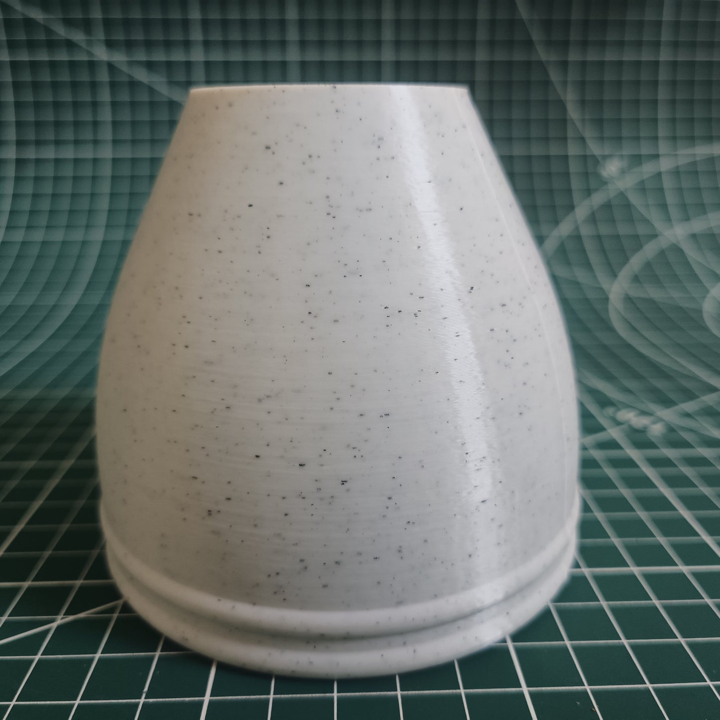 Elegant Double-Rim Tapered Flower Pot – Smooth Minimal Design for Modern Spaces