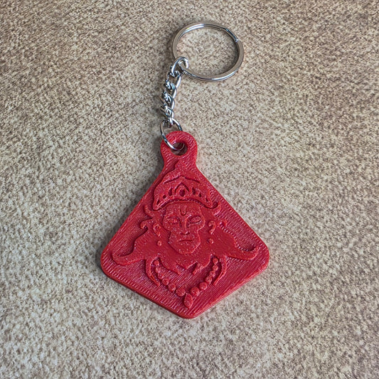 Lord Hanuman Keychain | Devotional Hindu God Hanuman Key Ring Gift