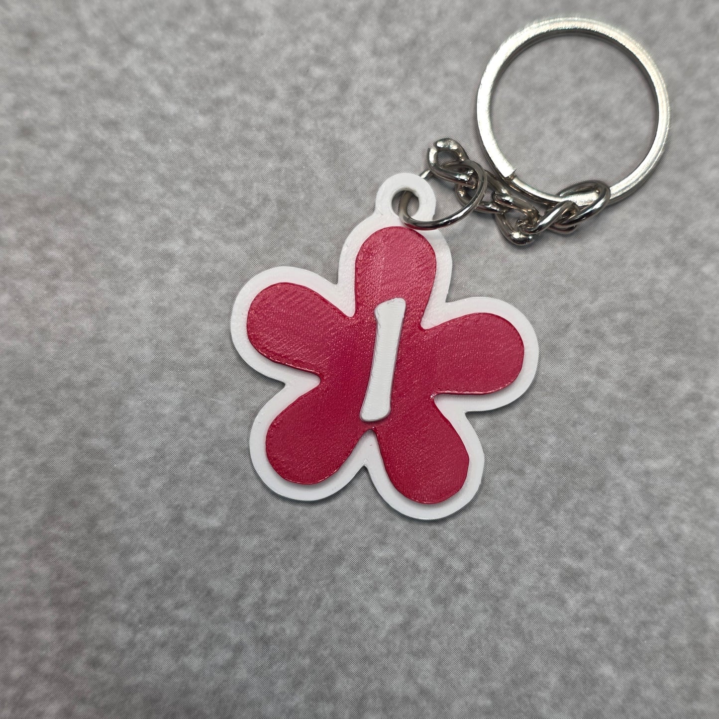 Buttercup Flower Keychain with Initials | Buttercup Bag Charm