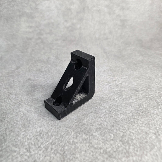 1 Inch Aluminium Channel Corner Bracket | 50 x 50 mm Perpendicular Fixing Bracket for Slim Sections