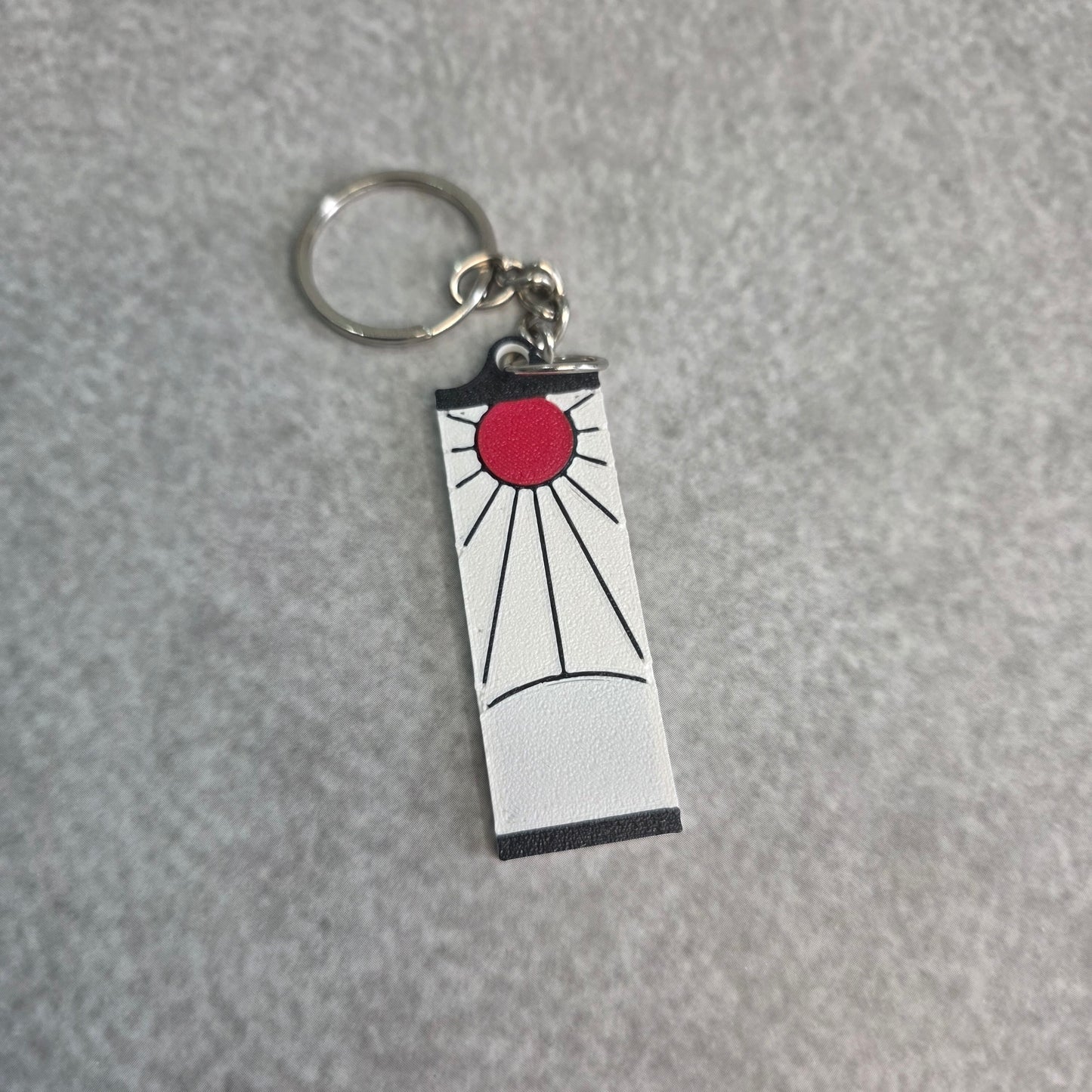 Demon Slayer Hanafuda Keychain | Kamado Tanjiro Key Ring