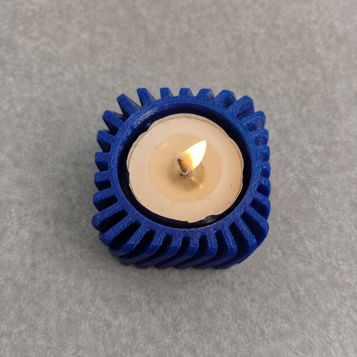 Tea Light Candle Holder | Rounded Square Shaped Twisted | For Home & Office Decor