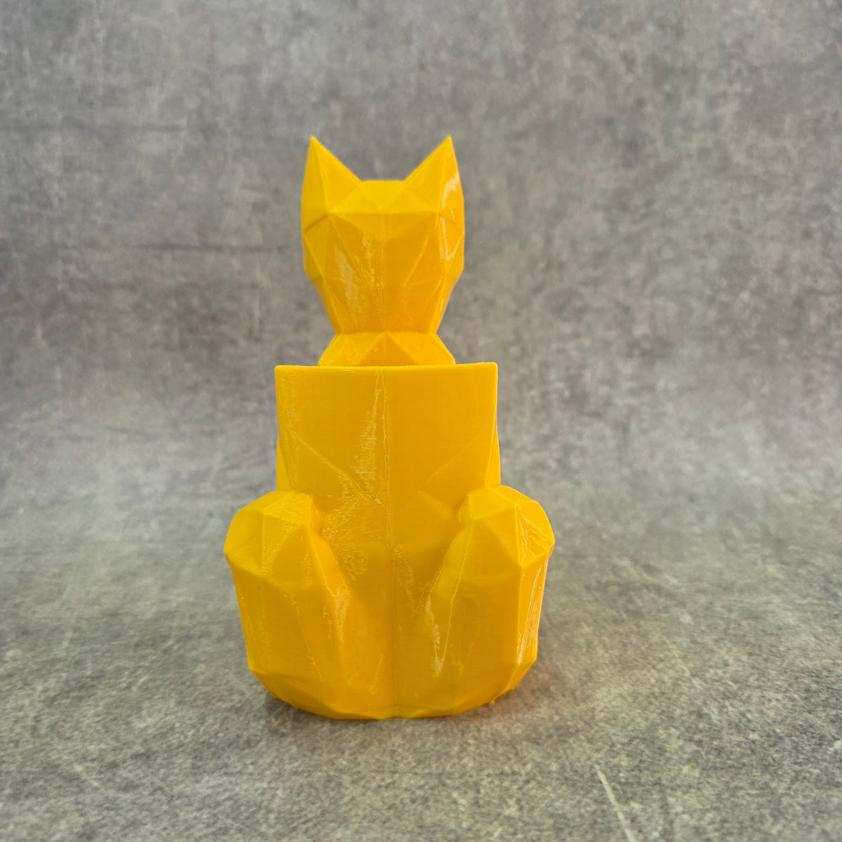 Geometric Cat Pen Holder | Asthetic Pen Holder for Office and Home