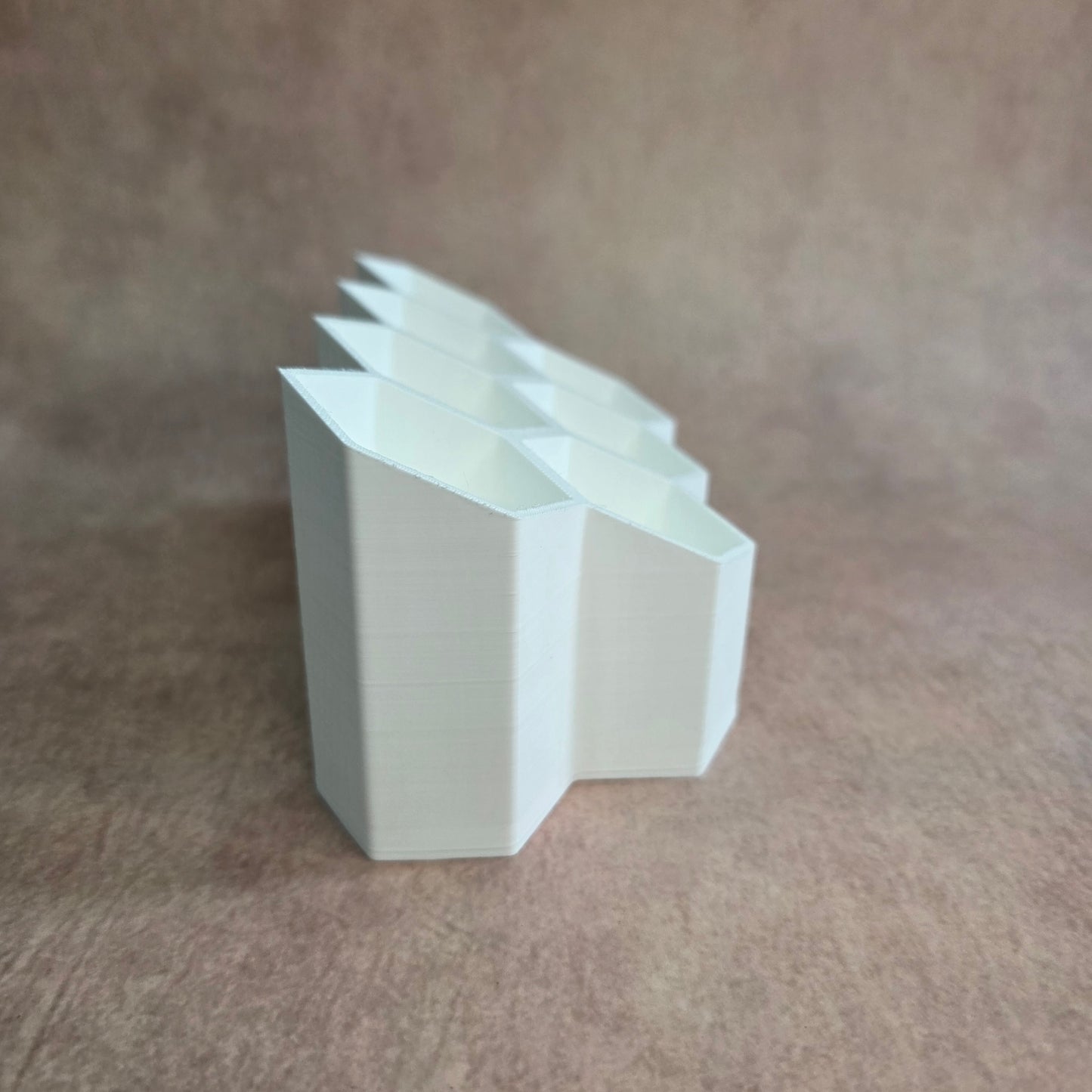 Honeycomb Pen Stand | 7 Compartment Hexagonal Desk Organizer