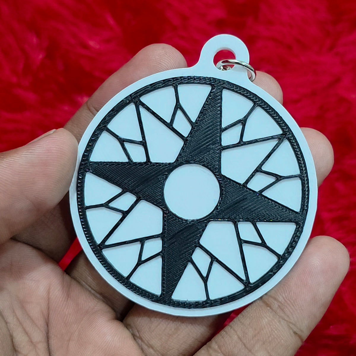 Otsutsuki Clan Symbol Keychain | Naruto Anime Keychain